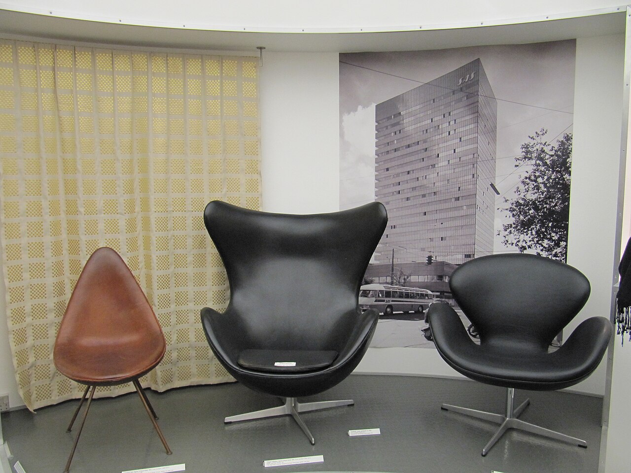 Dråben, Ægget og Svanen af Arne Jacobsen