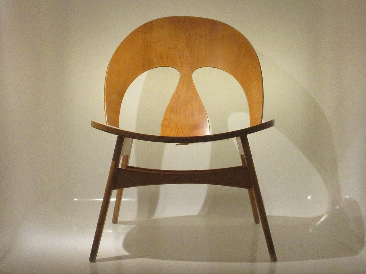 Børge Mogensens Shell-stol på Designmuseum Danmark